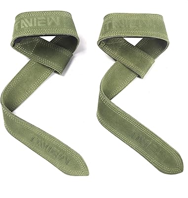 taview 举重腕带适用于举重,*,举重,力量训练和硬举 - 加垫氯丁橡胶